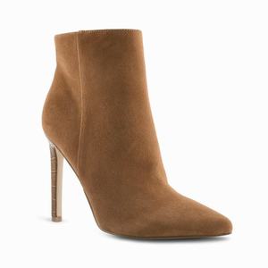 Nine West Tennon Dress Ankle Boots - Brown - Ireland (YW4372815)